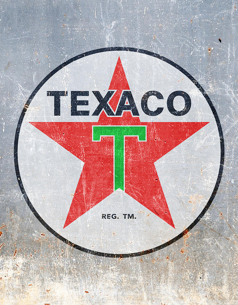 #2591 TEXACO GREY WEATHERED TIN SIGN CUSTOM METAL ART WESTERN HOME DECOR NEW