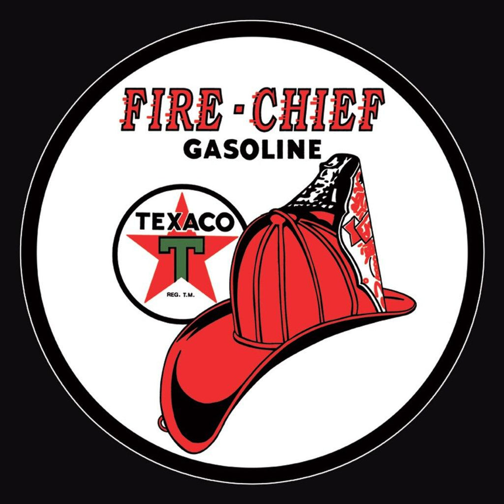 #204 TEXACO FIRE CHIEF TIN SIGN CUSTOM METAL ART WESTERN HOME DECOR NEW